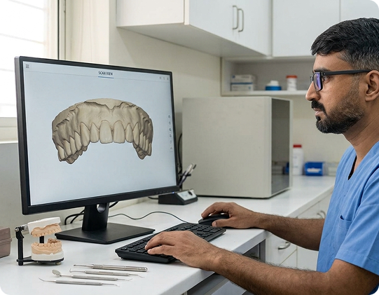Digital Dentistry CAD/CAM workflow