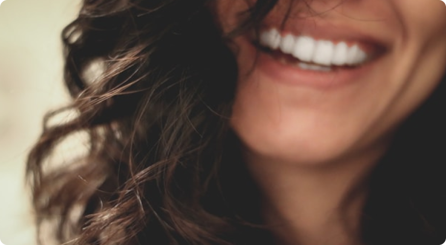 Confident patient smile